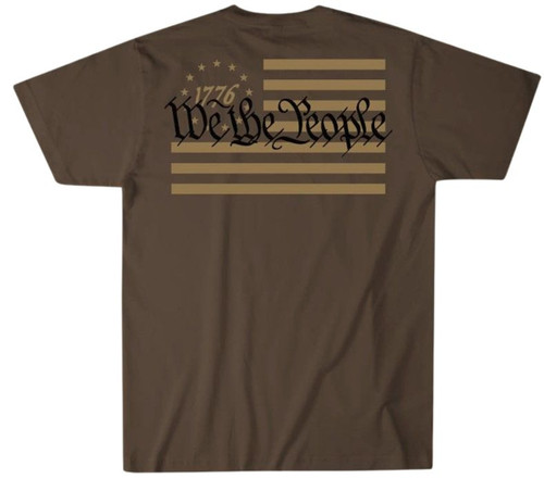 Howitzer Boys Youth Slit Brown We The People Short Sleeve T-Shirt