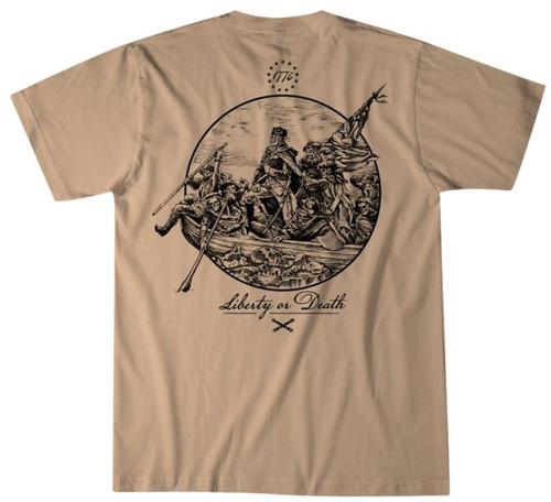 Howitzer Men's Sand Delaware Short Sleeve T-Shirt