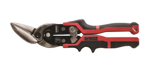 DeWalt Offset Left Cut Aviation Snips Heavy Duty Metal Cutting Tool - 10IN 