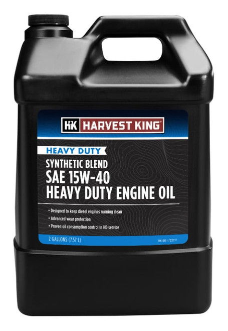 Harvest King Synthetic Blend SAE 15W 40 Heavy Duty Diesel Engine Oil - 2 Gallon