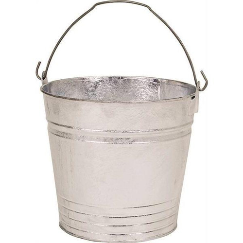 Behren's 14 Quart Galvanized Steel Water Bucket