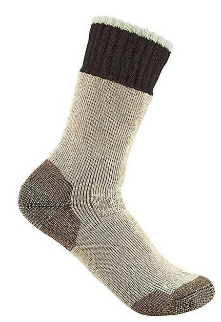 Carhartt Women's Heavyweight Synthetic-Wool Blend Boot Sock - Khaki