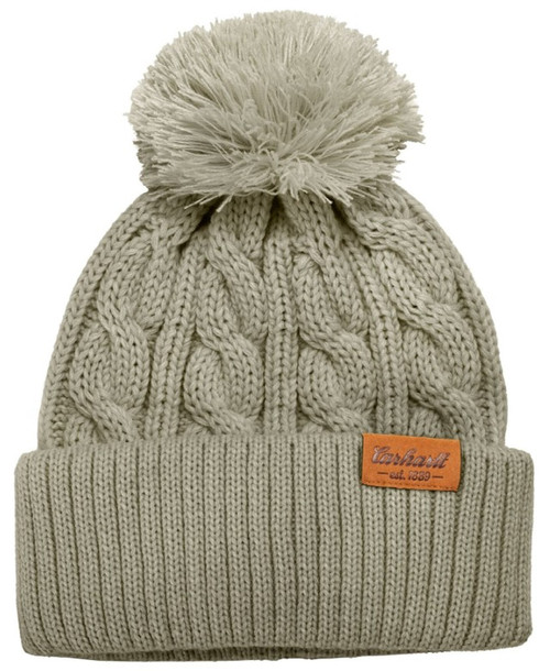 Carhartt Women's Faded Fatigue Cable Knit Cuffed Beanie