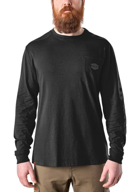 BRUNT Men's The Martin High Quality Long Sleeve Pocket Tee