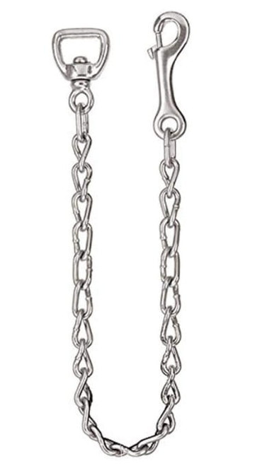 Weaver Leather Livestock Lead Chain with 1 in Swivel Nickel Plated