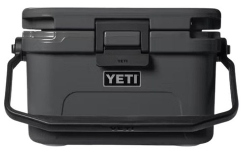 Yeti Roadie 8 Hard Cooler front in charcoal
