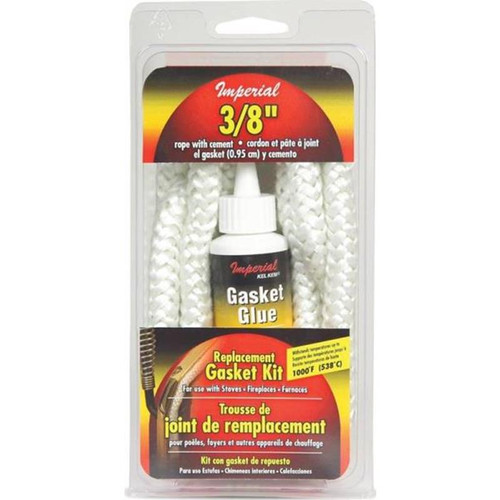 Imperial Fiberglass Gasket Rope Kit 3/8inX6 Feet