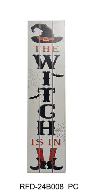 Backyard Expressions 31.5" "The Witch Is In" Halloween Decor