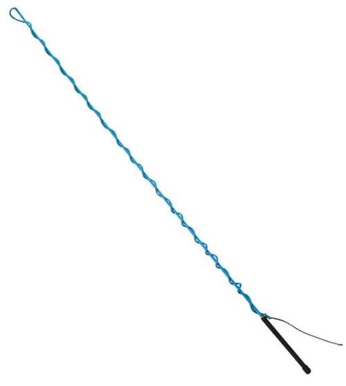 Weaver Leather Hurricane Blue 65" Lunge Whip with Rubber Handle & 11" Popper