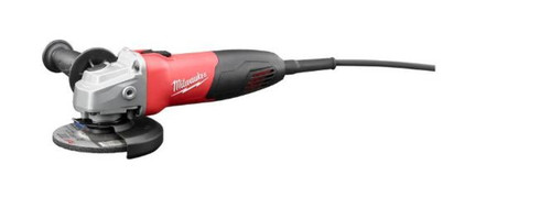 Milwaukee 7 Amp Corded 4-1/2 in. Small Angle Grinder with Sliding Lock-On Switch