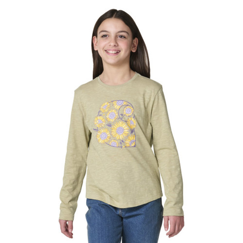 Carhartt Girls Youth Elm Long Sleeve Sunflower T-Shirt