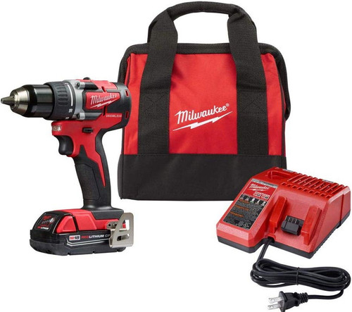 Milwaukee M18 Lithium-Ion Compact Brushless 1/2 in. Cordless Drill Driver Kit