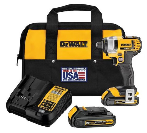 DeWalt 20V MAX 1/4 in Impact Driver Kit