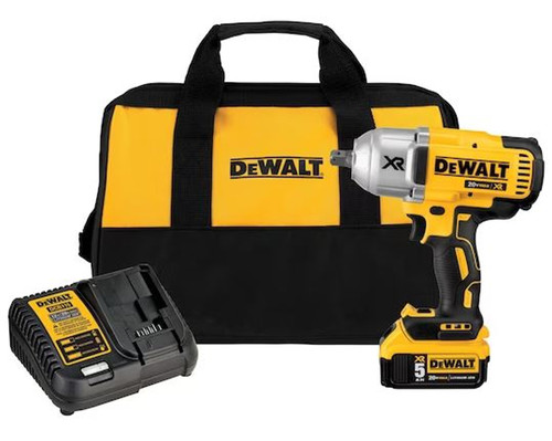 DeWalt DCF899P1 20V MAX XR HIGH TORQUE 1/2 in. cordless IMPACT WRENCH with DETENT PIN ANVIL KIT