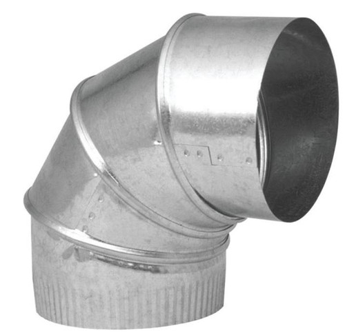 Imperial 7" Adjustable Stove Pipe Elbow - 90
