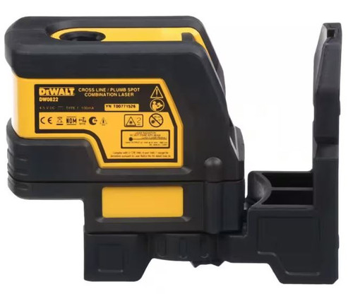 DeWalt DW0822 165 ft. Red Self-Leveling Cross-Line and Plumb Spot Laser Level with (3) AAA Batteries & Case