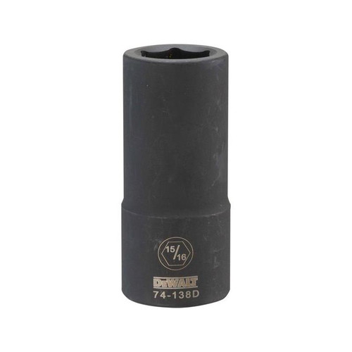 DeWALT SAE 3/4" Deep Impact Socket- Black