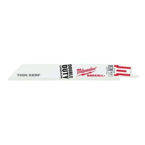 Milwaukee 6" 24 TPI Thin Kerf SAWZALL Blades (5 Pk)