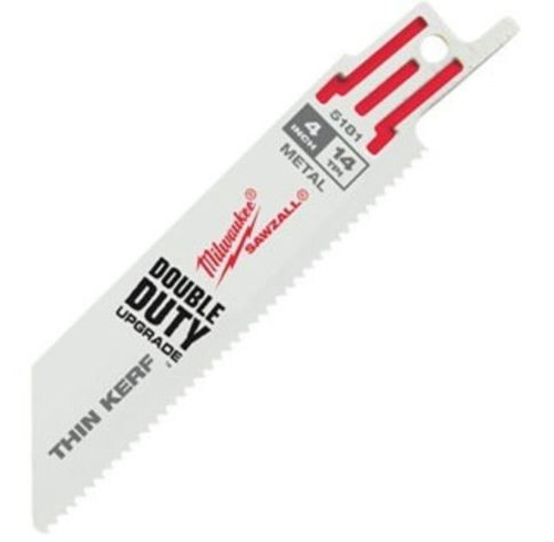 Milwaukee 6" 18 TPI Thin Kerf SAWZALL Blades (5 Pk)