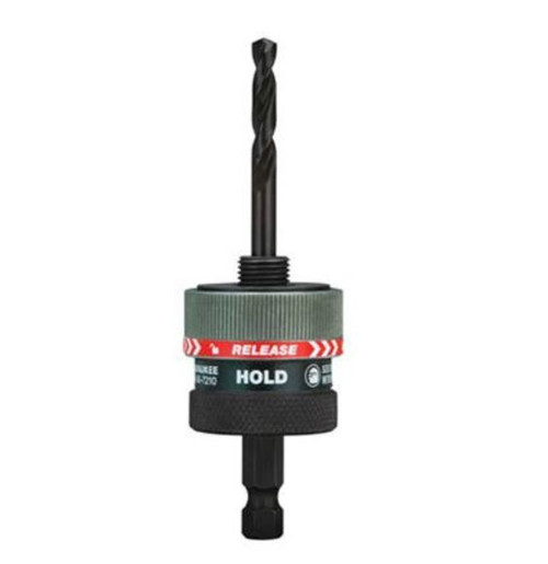 Milwaukee Twist-Release Small Thread Quick Change Arbor, 3/8"