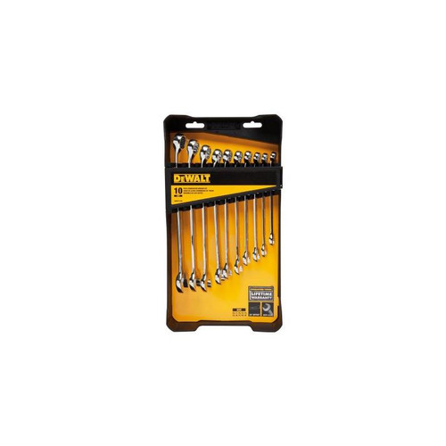 DeWalt Full Polish Ratcheting Metric Wrench Set 8 Piece