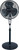 Comfort Zone Quiet 3-Speed 18in Oscillating Pedestal Fan