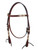 Oxbow Tack Rawhide Braided Tooled Browband Headstall