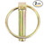 Koch Standard Lynch Pin 3 16 inchX1 inch