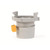 Camco- Easy Slip Bayonet Straight Hose Adapter- Grey