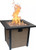 Bond Woodleaf 28 in. Square Steel Gas Fire Pit