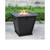 Bond Olivera 28 in. Square Steel Gas Fire Pit