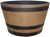 Southern Patio Whiskey Barrel Planter -