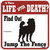 Ozark Leather - Is there life after death dog sign 