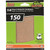 Gator  5-1/2inX4-1/2in Clamp-On Multi-Purpose Power Sanding Sheet 150Grit - 6 Sheets