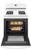 Amana 30 IN. Gas Range With Self Clean White 