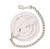 Weaver Leather White Cotton Lead with 24" NP Chain