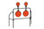 Ridgeline Dual 3" and 5" Combo Handgun Spinner Target