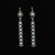 M&F - Blazin Roxx Round Turquoise Stone Bar Earrings