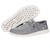 Hey Dude Mens Wally Free Light Grey Casual Shoes