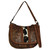 Justin Tooled With Brindle Trim Slouch Bag