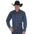 Wrangler - Men's Cowboy Cut Long Sleeve Work Shirt - Blue