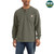 Carhartt Mens Loose Fit Heavyweight Long Sleeve Pocket Henley T-Shirt