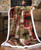 Carstens Patchwork Lodge Soft Sherpa Plush Throw