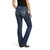 Ariat Womens R.E.A.L. Mid Rise Stretch Ivy Stackable Straight Leg Jean