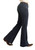 Rock & Roll Cowgirl Mid Rise Extra Stretch Dark Wash Trousers
