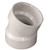 Orgill - Genova 70815 DWV Pipe Elbow - 22-1/2 Deg, 1-1/2 In, Hub, SCH 40, PVC