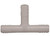 Orgill - Genova 361405 Non-Toxic Hose Tee Without Clamps - 1/2 In, Insert, Nylon