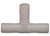 Orgill - Genova 361407 Non-Toxic Hose Tee Without Clamps - 3/4 In, Insert, Nylon