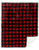 Carstens Lumberjack Red Plaid Plush Throw