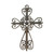 M&F - Rustic Western Wall Cross With Center Cross - Brown